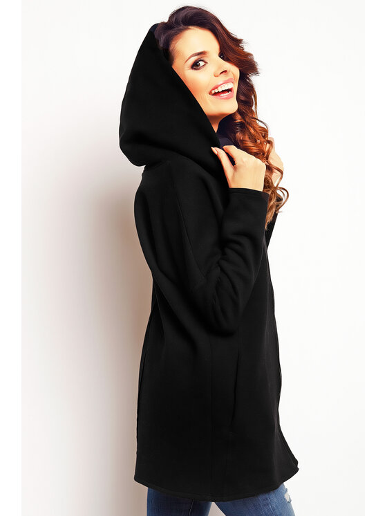 Infinite You Infinite You Bluza M088 Czarny Basic Fit