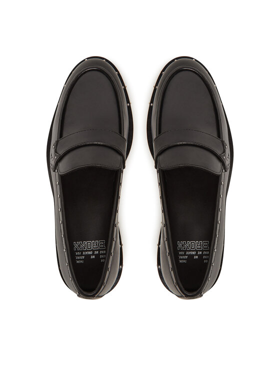 Bronx Bronx Loaferke Next-Wagon 66489-G Črna