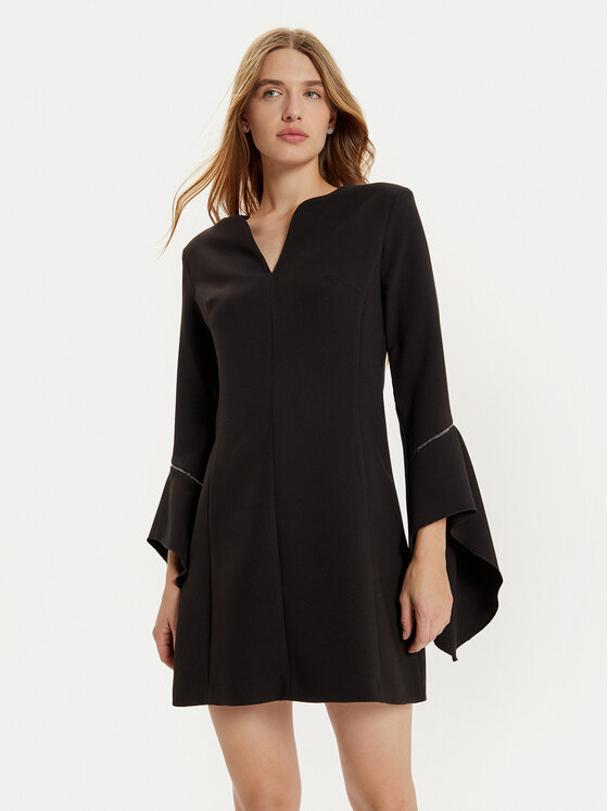 Rinascimento Rinascimento Kokteilinė suknelė CFC0121164003 Juoda Regular Fit