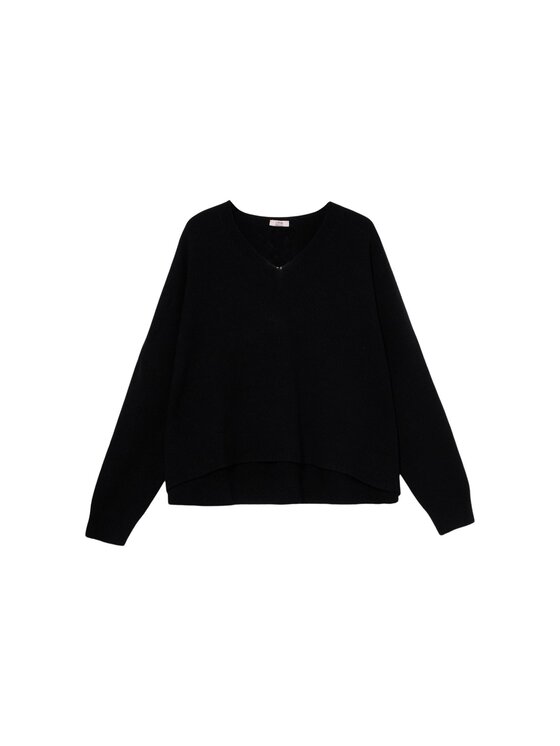 Oltre Oltre Cardigan M186E002209N033 Nero Regular Fit