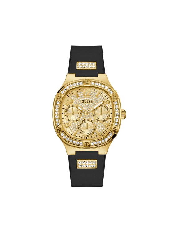 Guess Pulkstenis Duchess GW0619L2 Melns