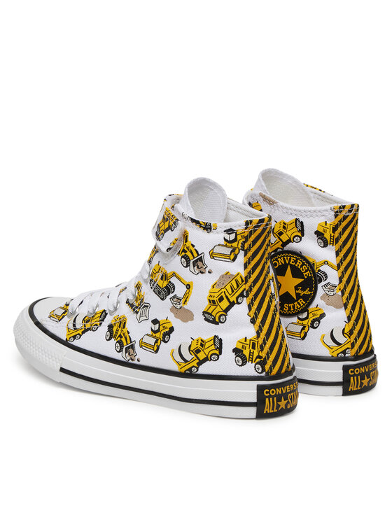 Converse Converse Scarpe da ginnastica Chuck Taylor All Star Construction Truck Easy-On A10766C Bianco