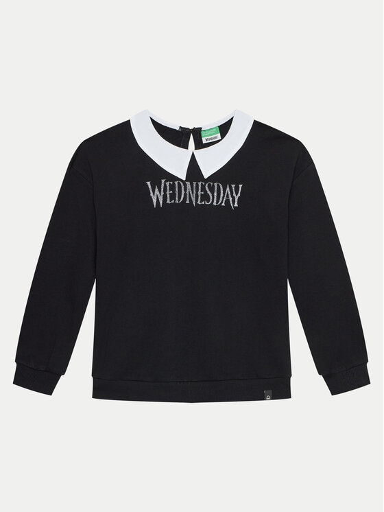 Dziewczęca Bluza United Colors Of Benetton, Rozmiar 168, Czarna, 3J68C10MD