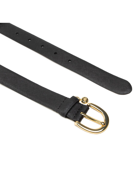 LAUREN RALPH LAUREN Lauren Ralph Lauren Pasek Damski Charm Classc 412802952004 Czarny