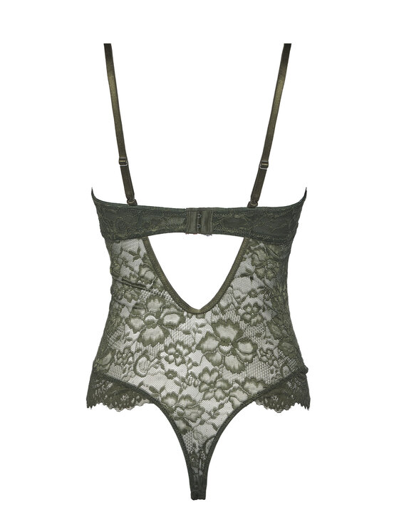 Hunkemöller Hunkemöller Body Amara 302447 Zielony