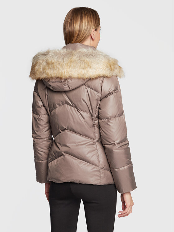 Calvin Klein Calvin Klein Пухено яке Essential K20K204952 Бежов Regular Fit