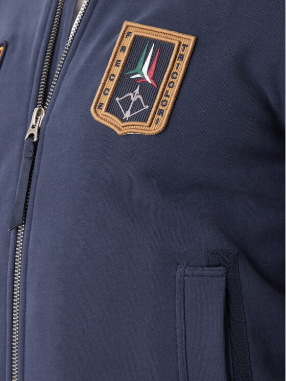Aeronautica Militare Aeronautica Militare Majica dugih rukava 252FE2071UF00669 Tamnoplava Regular Fit