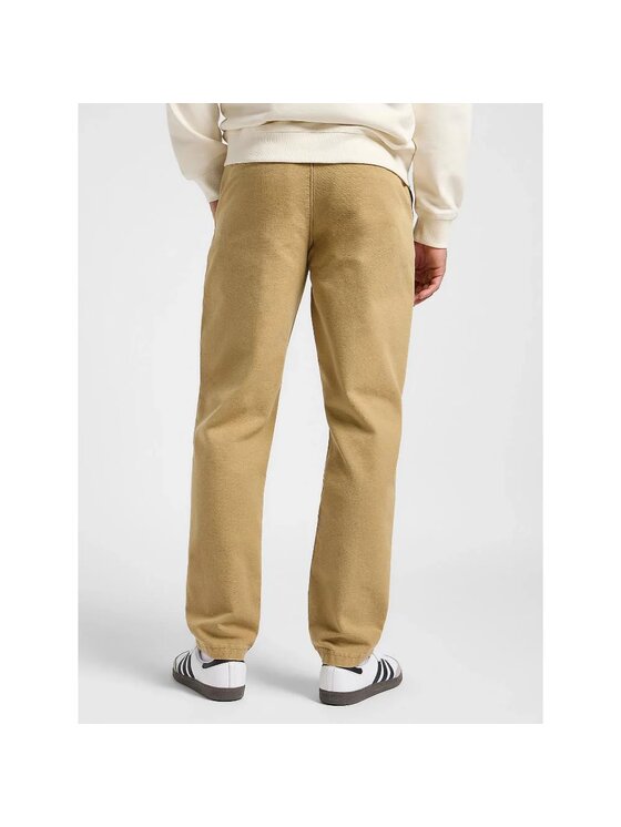Lee Lee Spodnie materiałowe CHINO RELAXED Beżowy Loose Fit