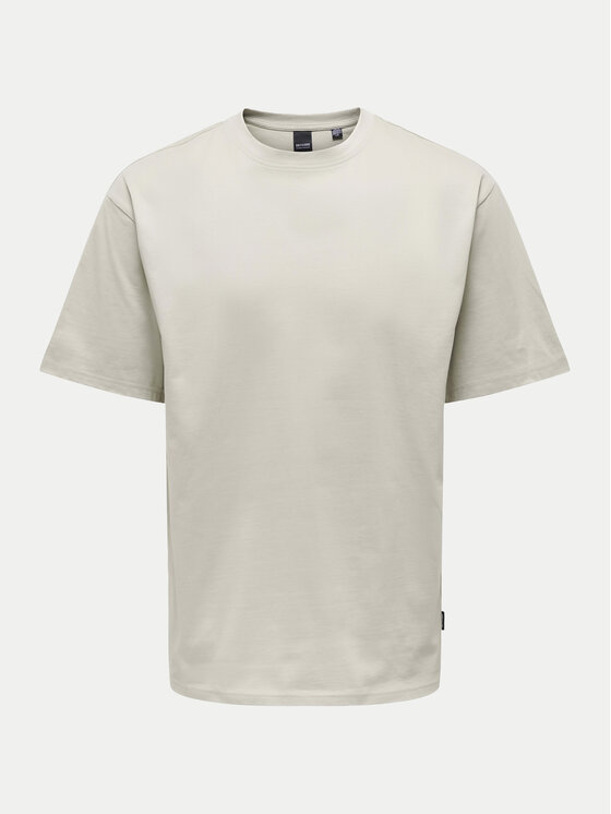 Only & Sons Only & Sons T-Shirt Fred 22022532 Beżowy Relaxed Fit