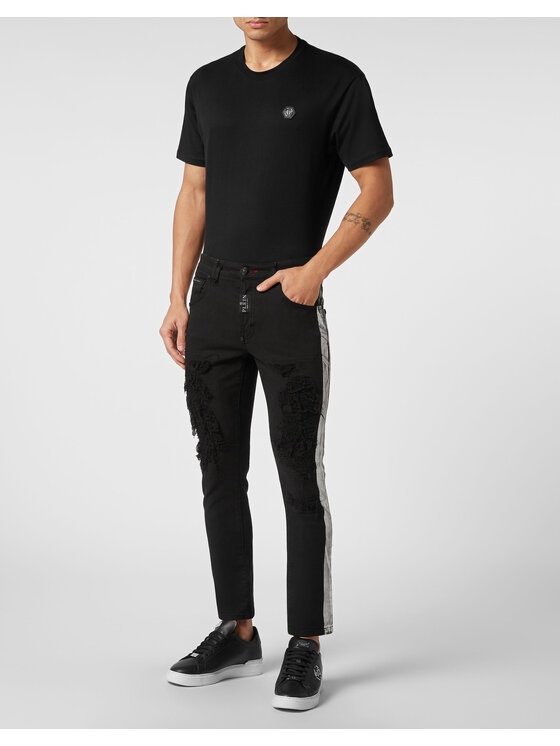 PHILIPP PLEIN PHILIPP PLEIN Jeansy 1065 Czarny Skinny Fit