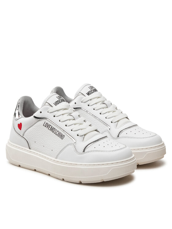 LOVE MOSCHINO LOVE MOSCHINO Sneakersy JA15144G1LJC210B Biały