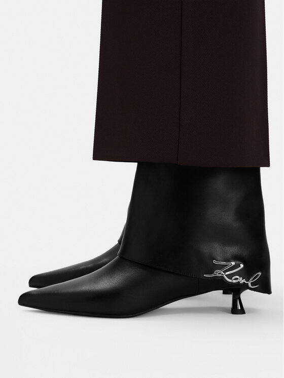KARL LAGERFELD KARL LAGERFELD Botki KL30141 Czarny