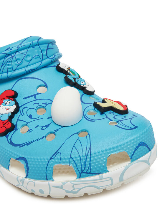 Crocs Crocs Klapki Smurfs Classic Clog 210820 Kolorowy