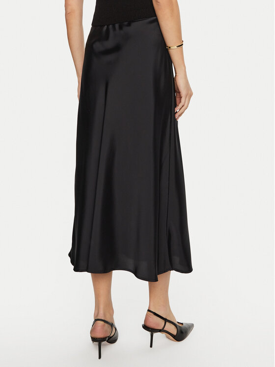 ARTIGLI ARTIGLI Midi szoknya ACGO000680 Fekete Regular Fit