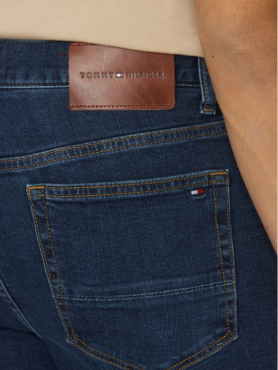 Tommy Hilfiger Tommy Hilfiger Szorty jeansowe Brooklyn MW0MW39196 Granatowy Slim Fit
