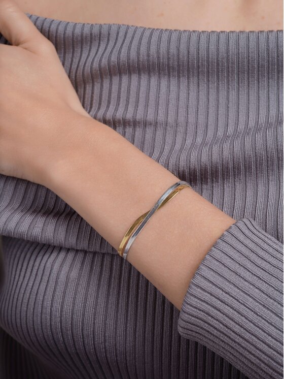 Rosefield Rosefield Bransoletka Duotone Snake Bracelet Kolorowy