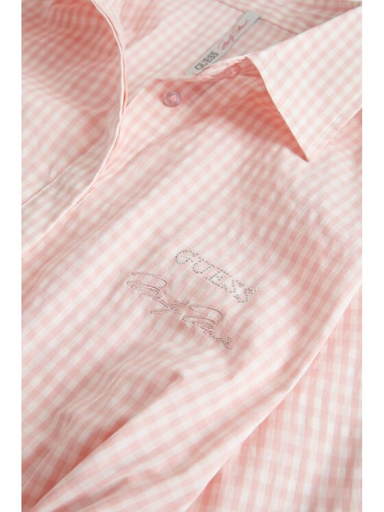 Guess Guess Top 182709 Różowy Classic Fit
