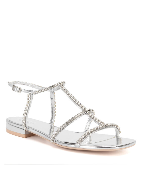 Badura Badura Sandale JOSEPHE-SL2286-2 Srebrna