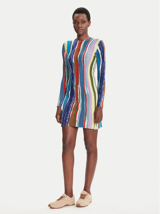 Desigual Desigual Sukienka codzienna Carla 25WWVF07 Kolorowy Slim Fit