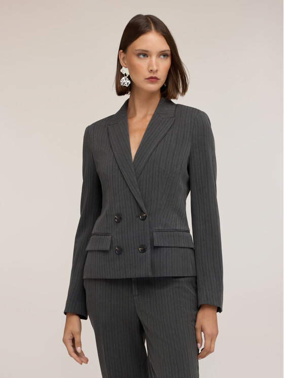 Motivi Motivi Marynarka Q124Q001164N0S3 Szary Regular Fit