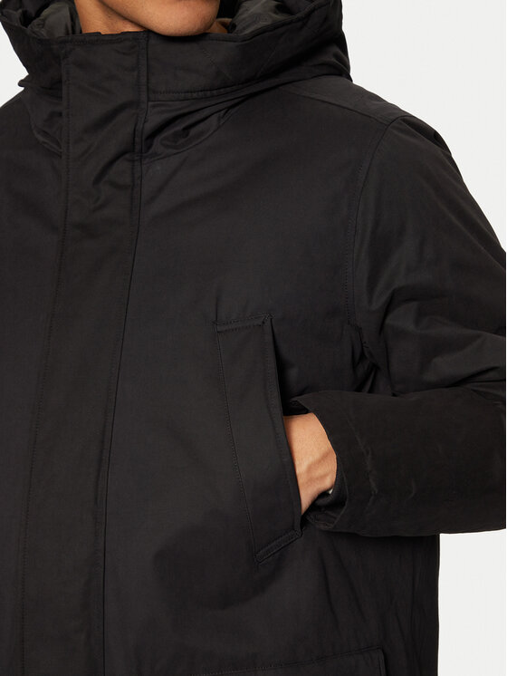 United Colors Of Benetton United Colors Of Benetton Parka 26UWUN061 Czarny Regular Fit