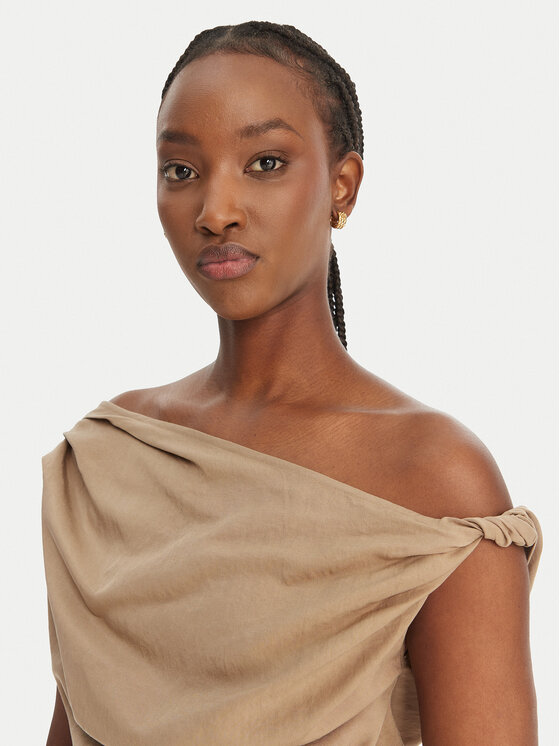 Eleh Eleh Blusa SS260098 Beige Regular Fit