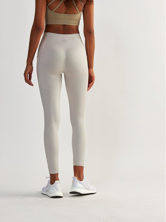 BeShaped BeShaped Legginsy z Kieszeniami Lift Me Up Szary Shaping Fit