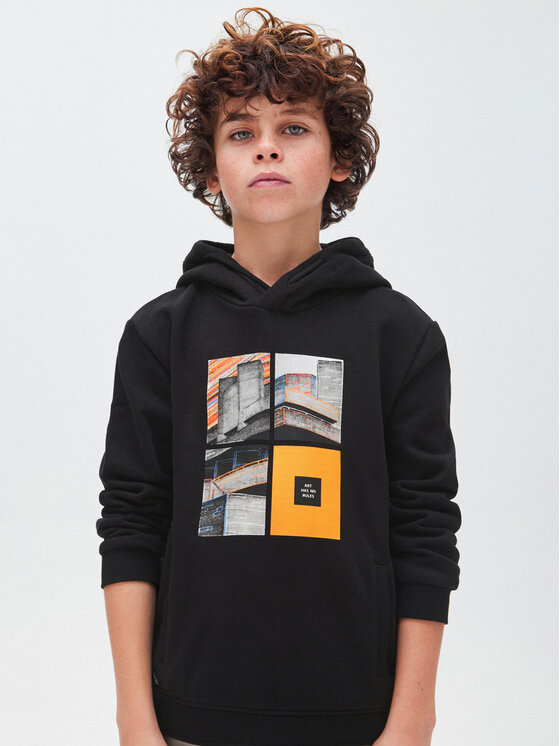 Mayoral Mayoral Felpa 7.423 Nero Regular Fit