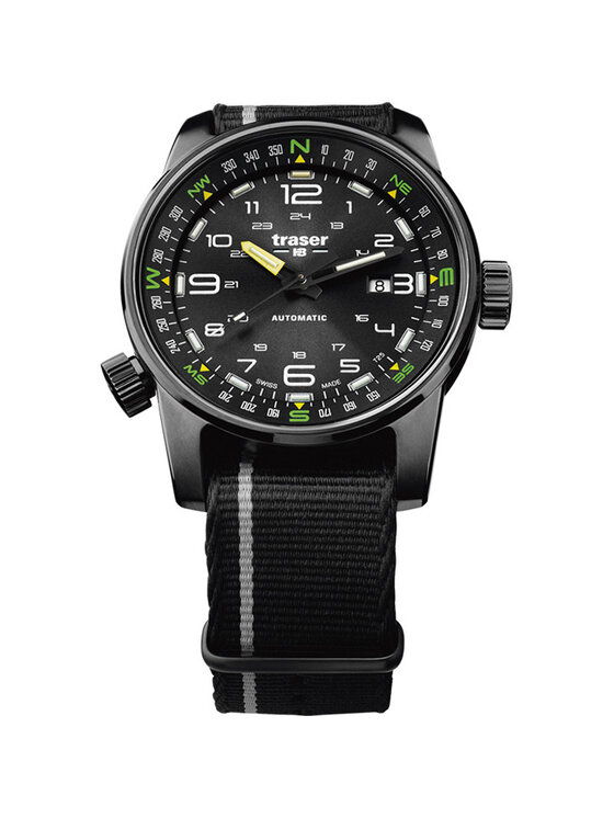 Traser Traser Zegarek TS-107718 Czarny