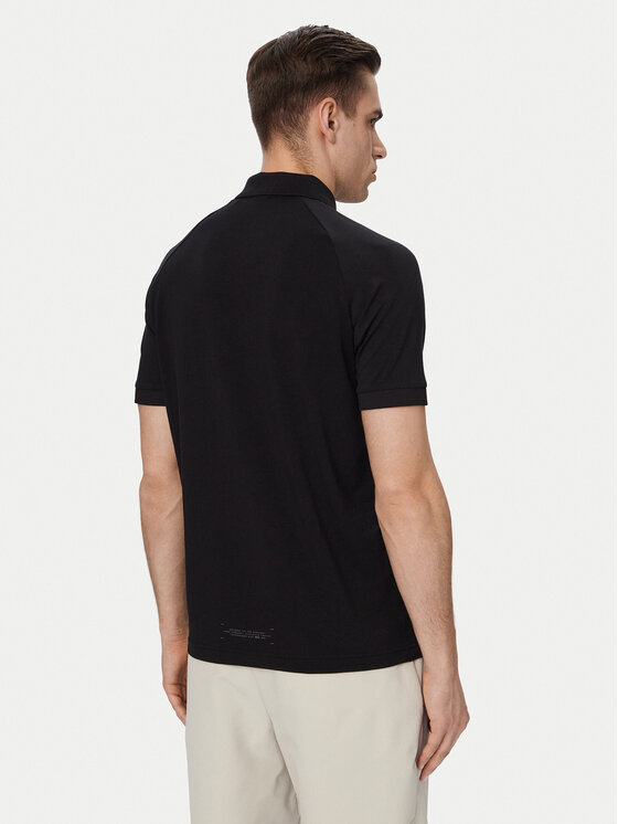 BOSS BOSS Polo Pl Globe Pattern 50559010 Czarny Regular Fit