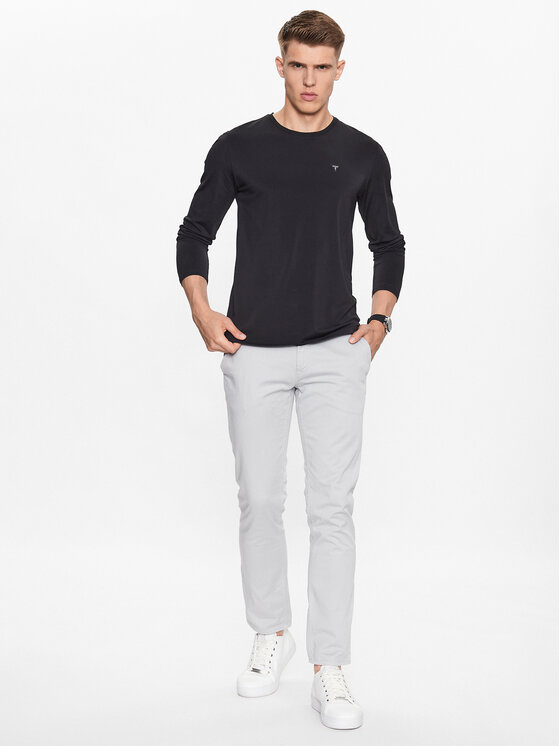 Guess Guess Marškinėliai M3YI39 KBS60 Juoda Slim Fit