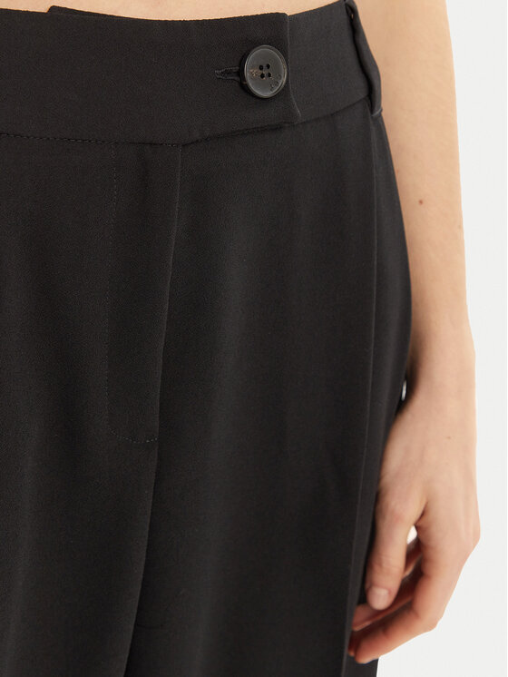 Marella Marella Spodnie palazzo Olinto 2513131053 Czarny Wide Leg