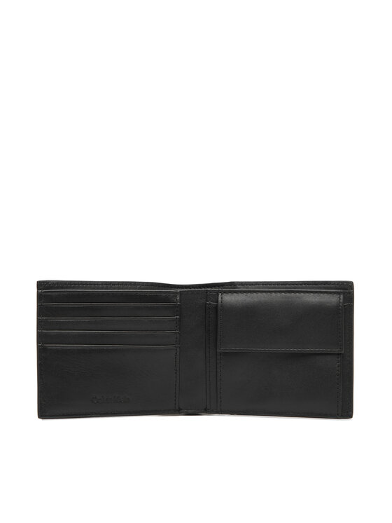 Calvin Klein Calvin Klein Πορτοφόλι Refined Emblem Mix Billfold W/ F LV04D1317G Μαύρο