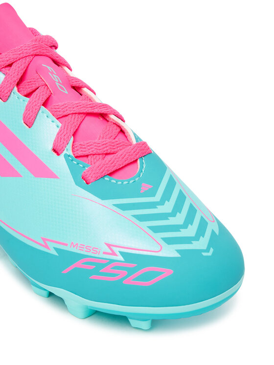 adidas adidas Взуття для футболу F50 Club Messi Firm/Multi-Ground IH0932 Бірюзовий
