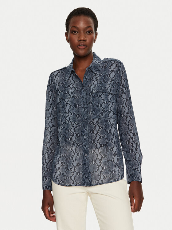MICHAEL Michael Kors MICHAEL Michael Kors Ing MF440OWF4N Kék Regular Fit