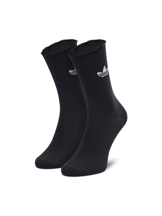 adidas adidas Set od 2 para unisex visokih čarapa Ruffle Crw 2Pp HC9532 Crna