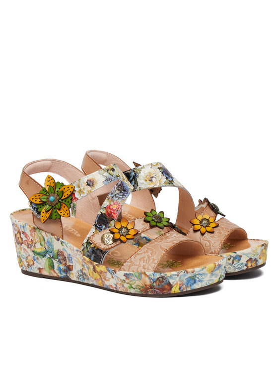 Laura Vita Laura Vita Босоніжки Facdiao 11 Бежевий