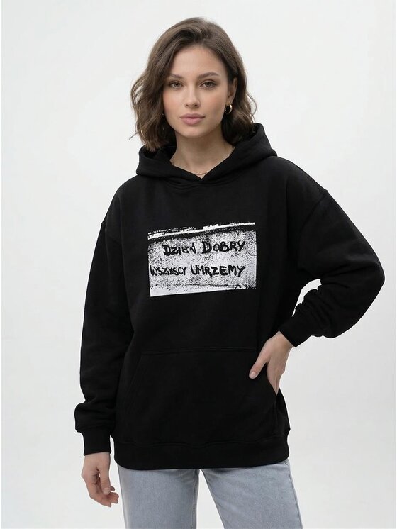 MyStars MyStars Bluza 131669 Czarny Oversize