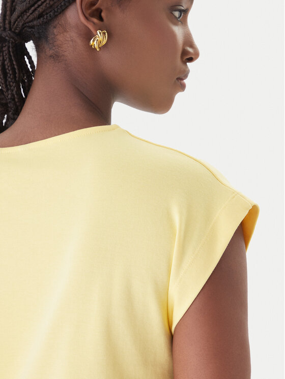 Marciano Guess Marciano Guess T-krekls G6GI04 K3505 Dzeltens Regular Fit