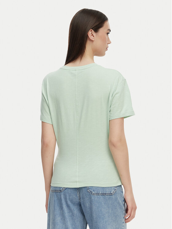 Tommy Hilfiger Tommy Hilfiger T-Shirt WW0WW49256 Ανοιχτό πράσινο Relaxed Fit