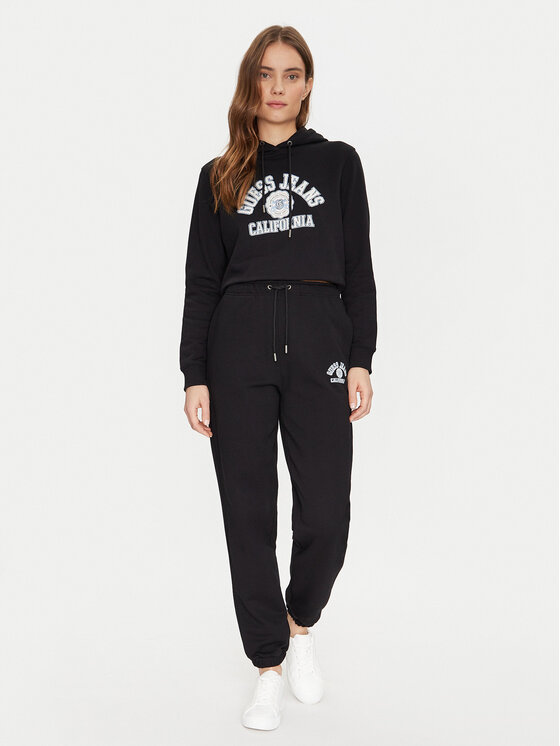 Guess Jeans Guess Jeans Долнище анцуг W5RB63 K68I4 Черен Regular Fit