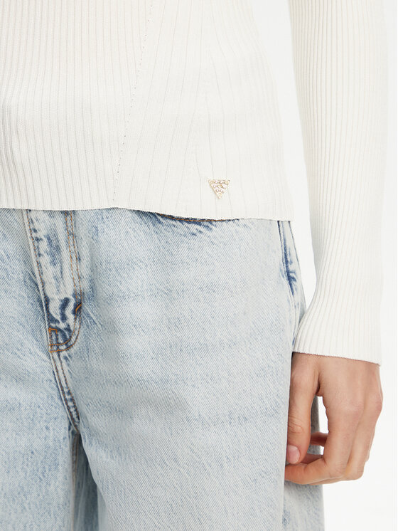 Guess Guess Sweater W5YR08 Z0040 Fehér Regular Fit