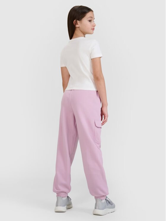 4F 4F Pantaloni da tuta 4FJWSS25TTROF1135-52S Rosa Regular Fit