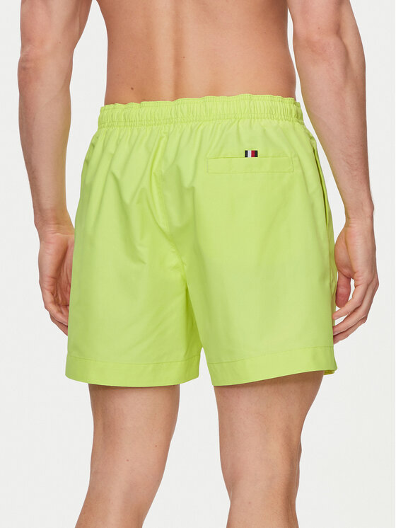 Tommy Hilfiger Tommy Hilfiger Szorty kąpielowe UM0UM03258 Zielony Regular Fit