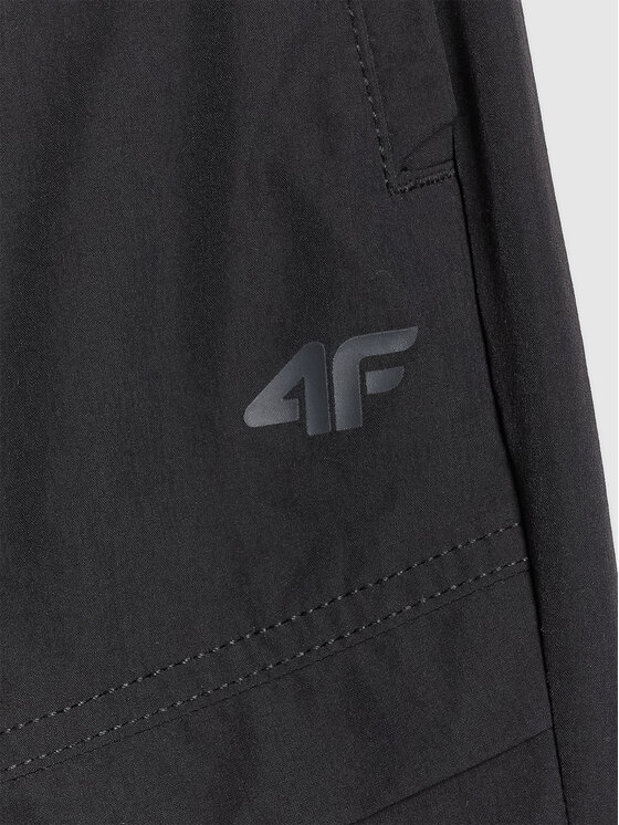 4F 4F Spodnie dresowe URBAN COMMUTER Czarny Regular Fit
