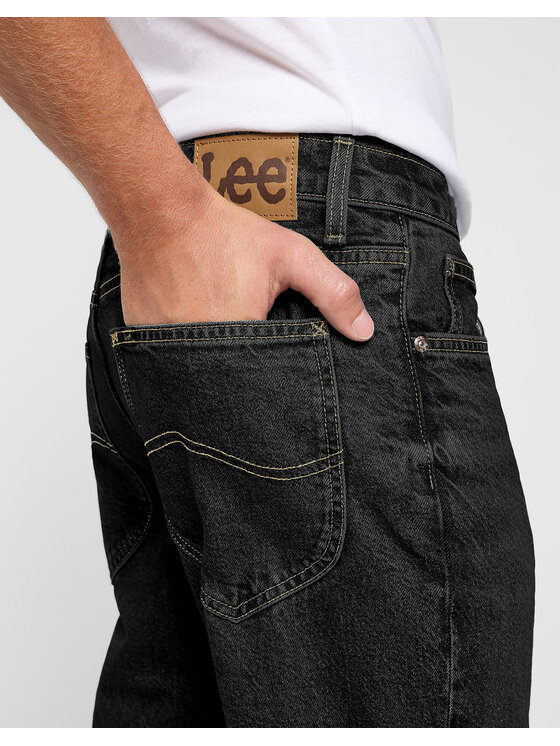 Lee Lee Jeansy WEST Czarny Loose Fit