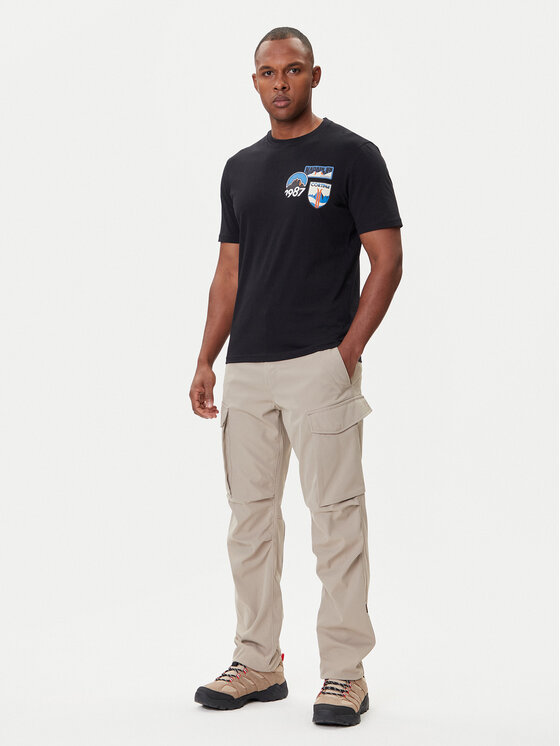 Napapijri Napapijri T-krekls S-Montepiana NP0A88SV Melns Regular Fit