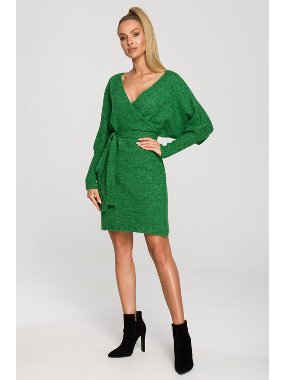 Made of Emotion Made of Emotion Vestito di maglia M714 Verde