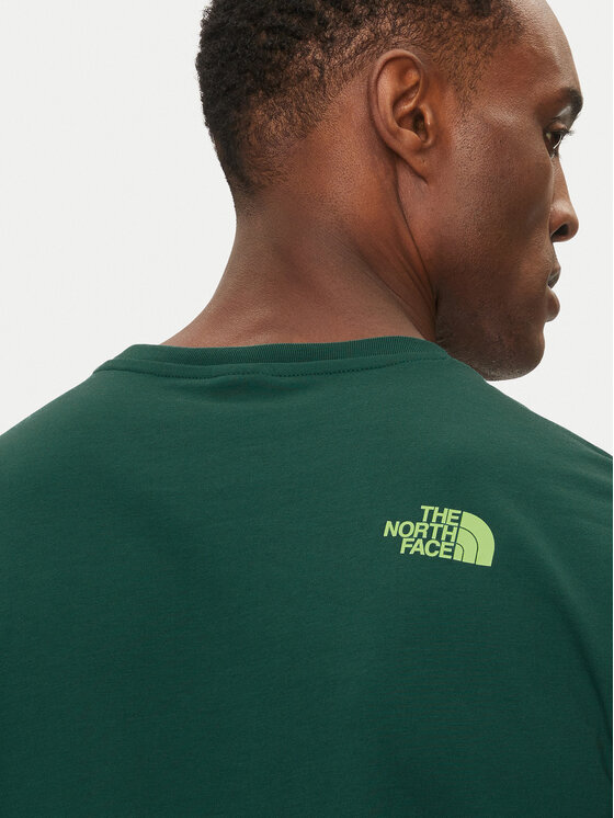 The North Face The North Face T-krekls Easy NF0A8A6C Zaļš Regular Fit