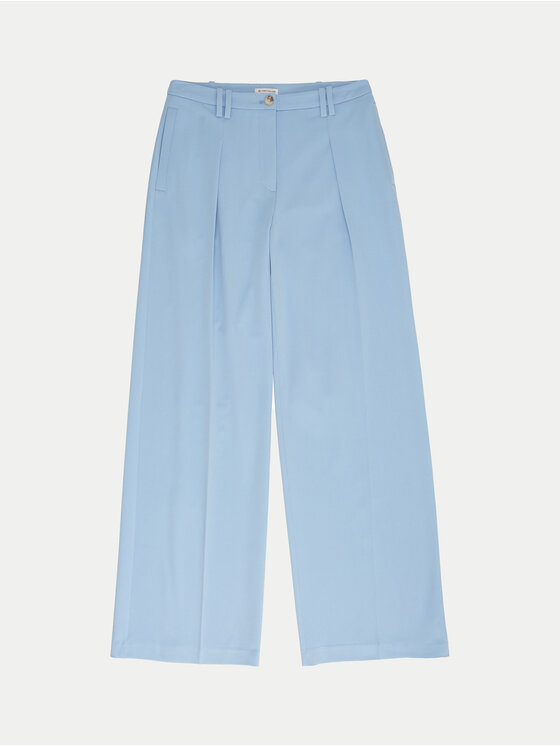 Tom Tailor Tom Tailor Kalhoty z materiálu 1040686 Světle modrá Wide Leg